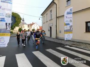 Bogomir Dolenc odtekel del dobrodelnega teka po ljutomerski občini 3
